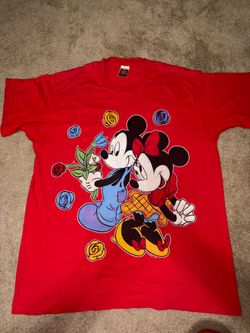 Mickey Unlimited Red Graphic T-Shirt Mickey & Minnie Mouse Disney Adult Unisex
