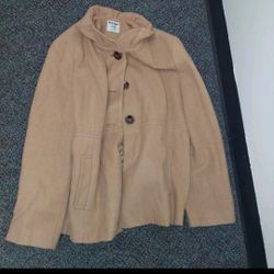 Old Navy Ruffle Collar Coat Size XL