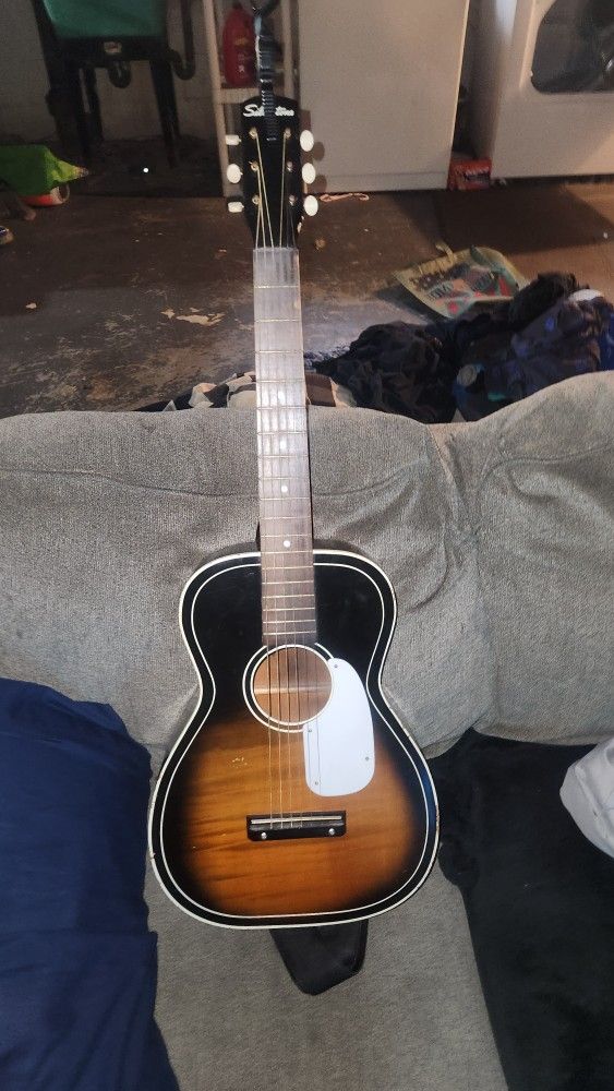 1961 Silvertone Parlor Acoustic Guitar