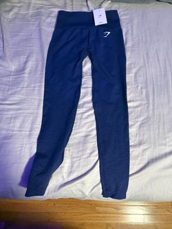 Blue Gym Shark Leggings 