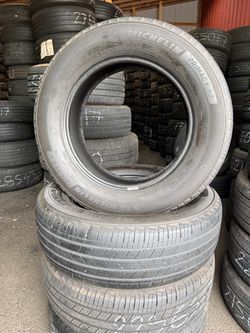 SET DE 4 LLANTAS USADAS MICHELIN 225/65 - $350 YA INSTALADAS Y BALANCEADAS