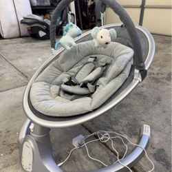 BabyBond Infant Swing PLUS Newborn Insert (silver/grey)