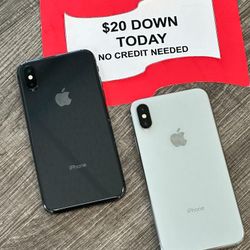 Apple IPhone X Unlocked For All Carriers - PAYMENTS AVAILABLE With $20 DOWN