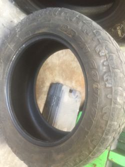 Two tires Open country A/T Il LT 285/55/20