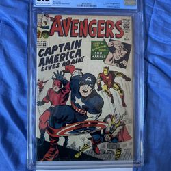 Avengers #4 CGC 3.0 1964 MARVEL COMICS 1st Silver Age Captain America Mega Key