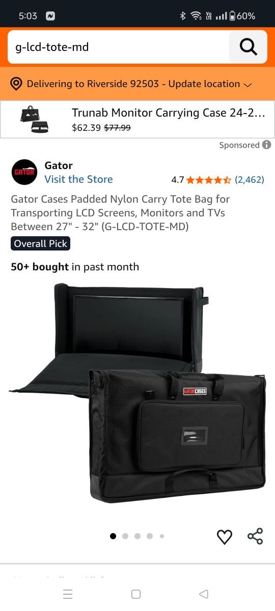 Monitor Traveling Case 27-32in