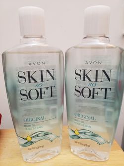 Avon Skin So Soft Original Scent Bath Oil Set