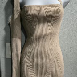 Vestido Tela Tipo Sueter
