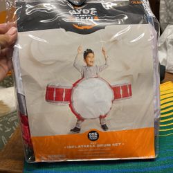 Inflatable drum set Halloween costume