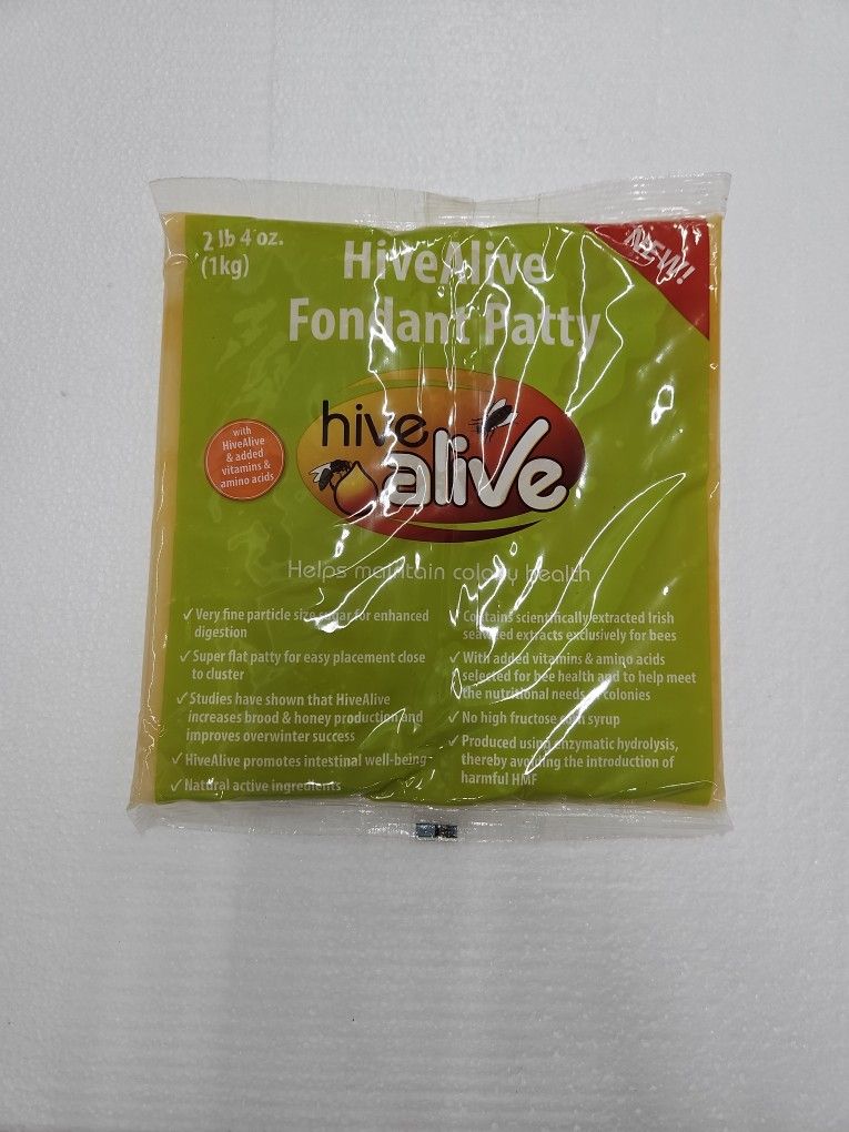 Hive Alive Fondant Patty 1kg 2lb 4oz