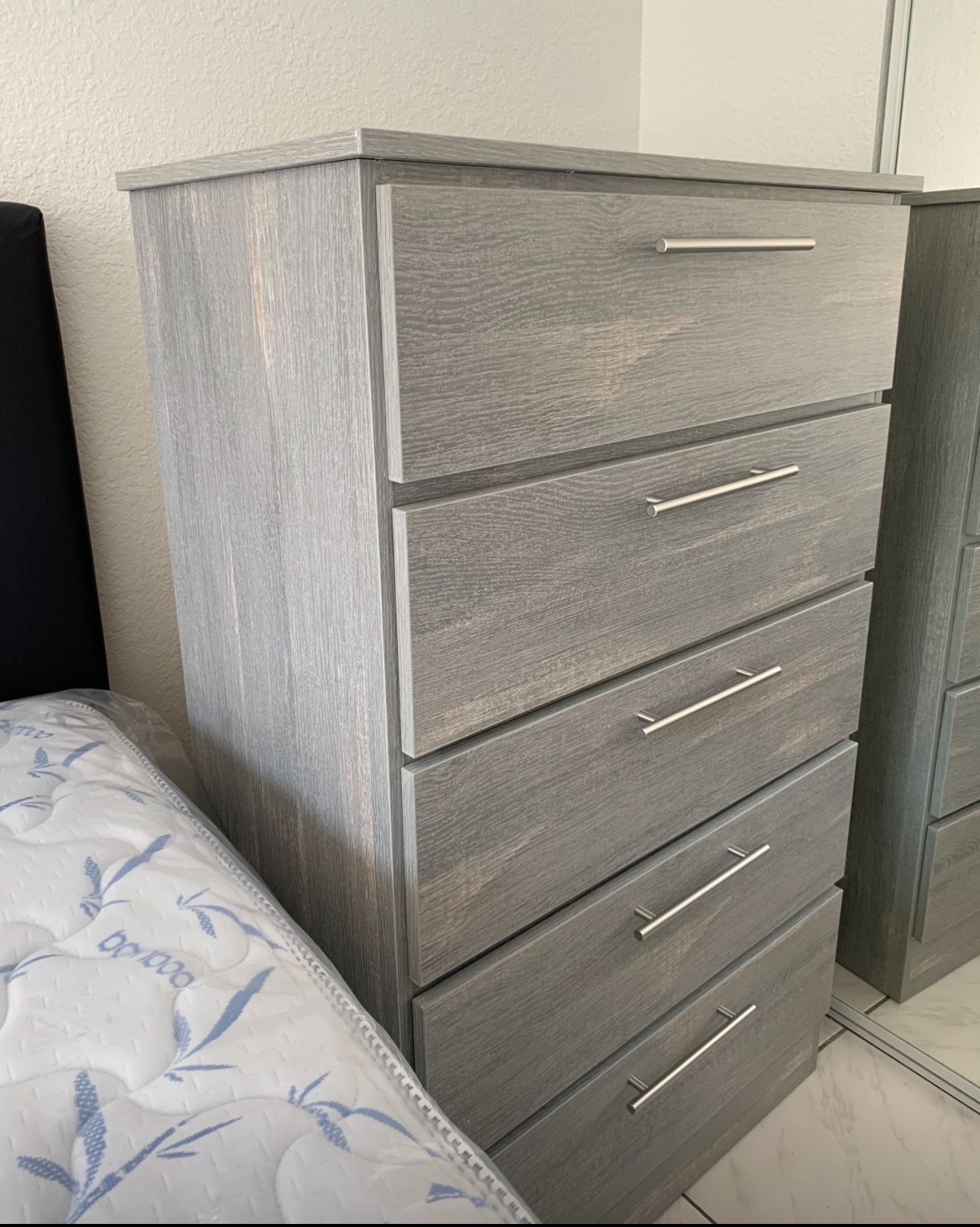 Grey Charcoal Chest Brand New 