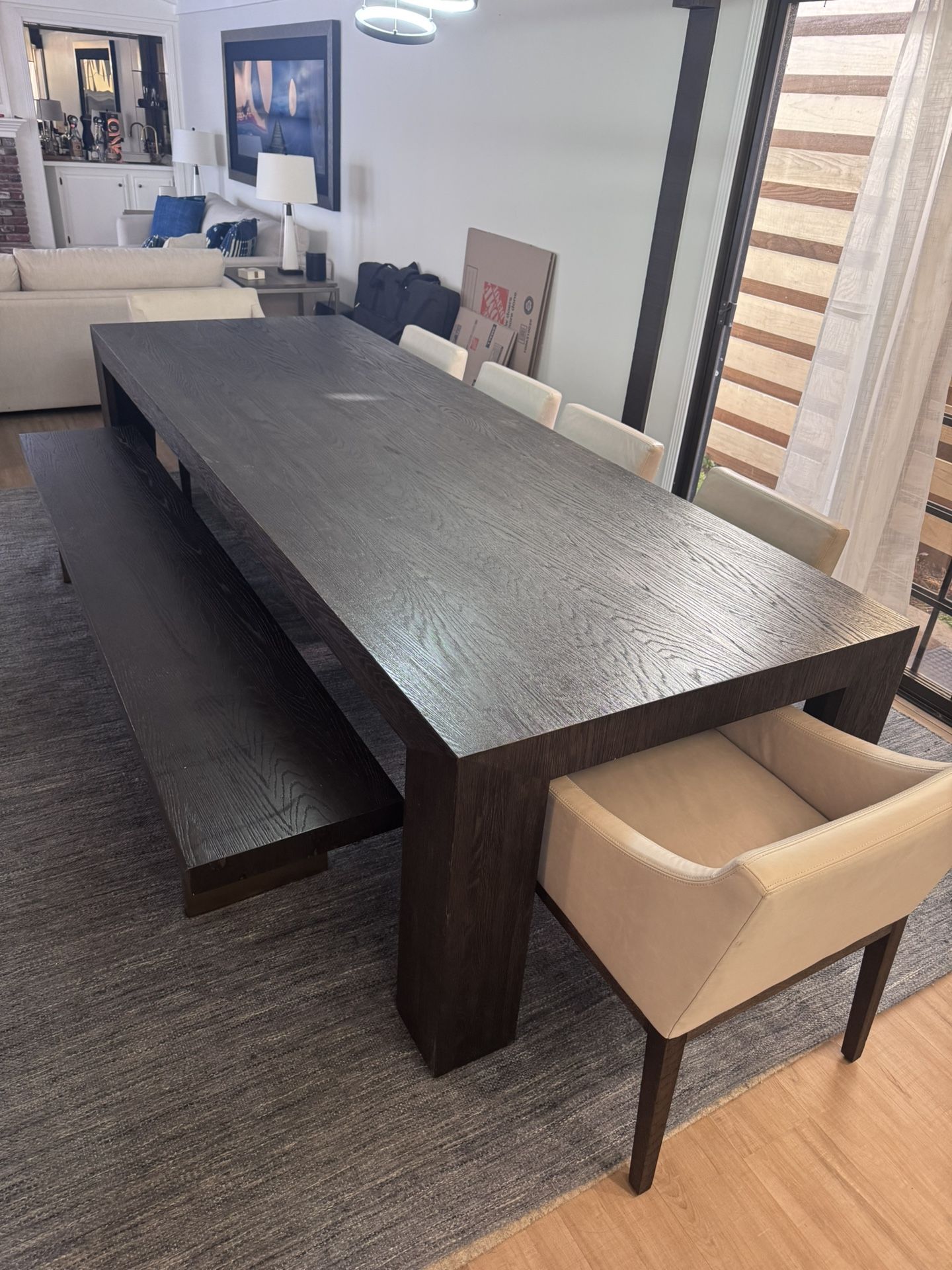 Restoration hardware, dining table