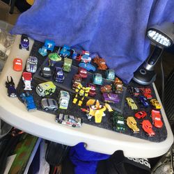 Collectible mini pixar cars and others