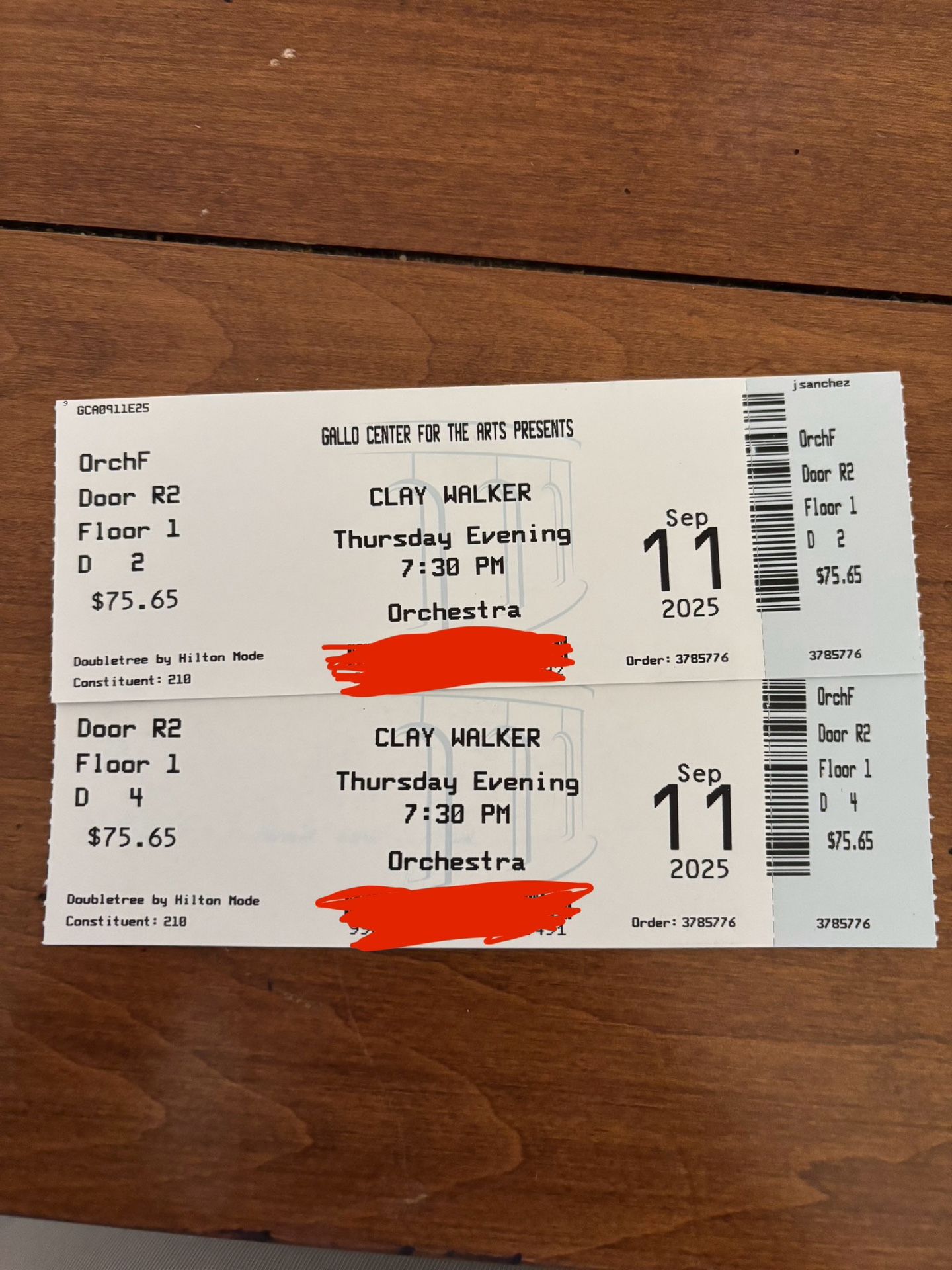Concert Tickets