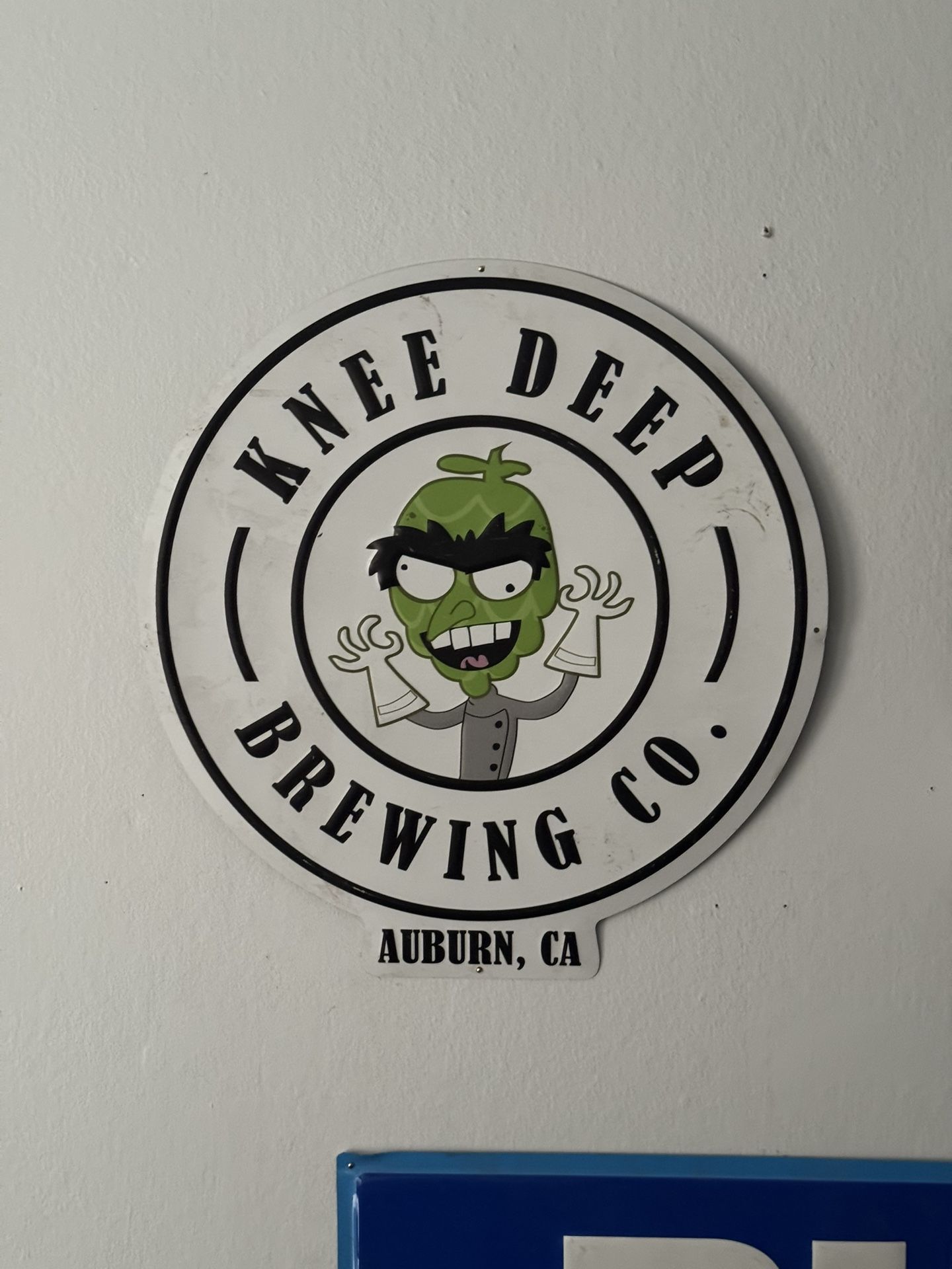 Knee Deep Brewing Company Tin Sign