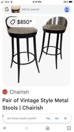 Vintage Style Stools. 3 Stools