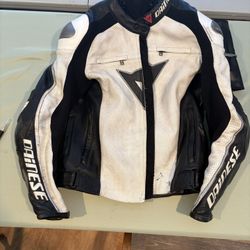 Dainese Motorcycle Men’s Leather Suit Jacket Pants Boots