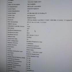 Hp Elite Mini Desktop 600 G9 12 Gen i5 Desktop Computer 