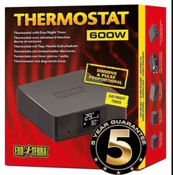 Exo Terra Thermostat with Day and Night Timer