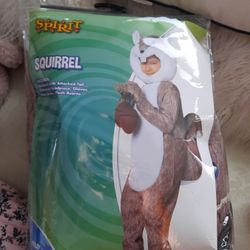 Squirrel Costume  Size 12 -16