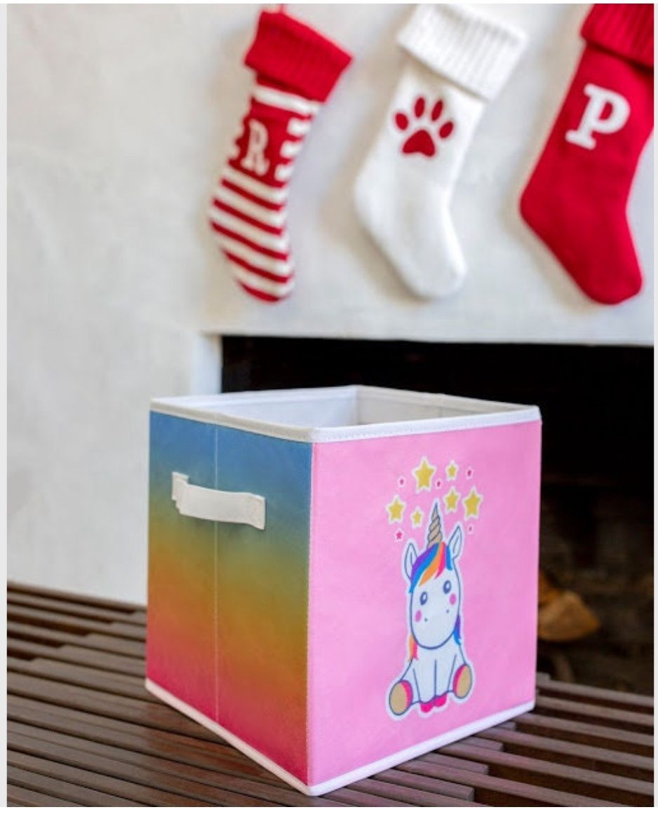 Pink Unicorn Basket