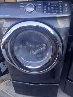 Samsung wash/dry+storage cabinet