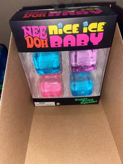 Nee Doh Nice Ice Baby Squish Toys 4-Pack