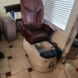 Pedicure Chair With Back Massage Remote