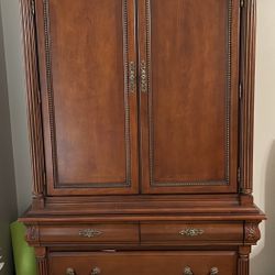 Beautiful Wood Armoire 