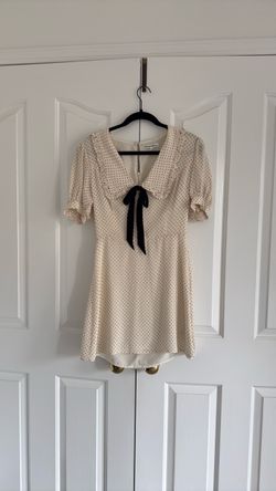 Reformation polka dot dress