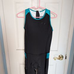 Santic Women's Triathlon Tri Suit (Black/Green), Large