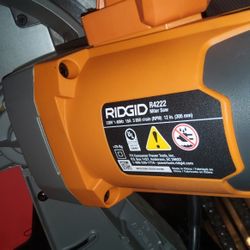 12"Ridgid Miter Saw With Jobs items Stand
