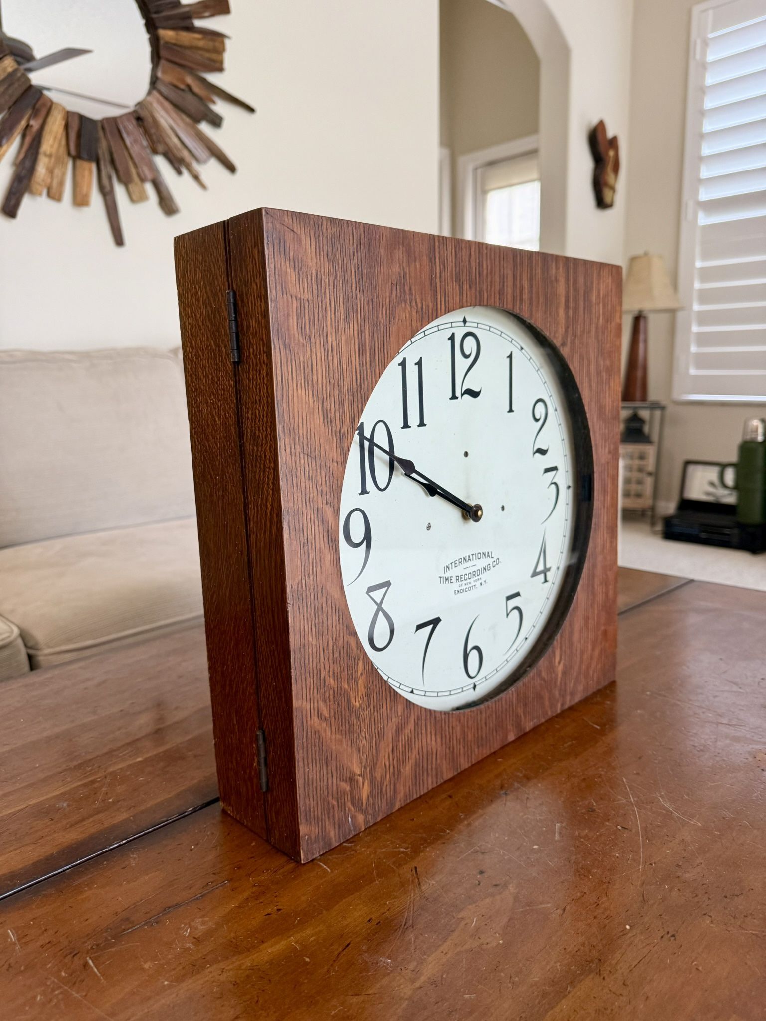 Antique International Time Recording Co. Clock