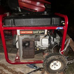 Craftsman 5600 Watt portable generator. 