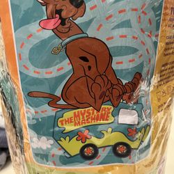 Scooby Doo Twin Raschel Throw Blanket Measures 60x80 Inches