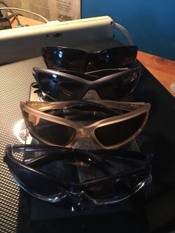Lot of 4 Sunglasses: French Made Bolle, Fila, 2 drugstore buys