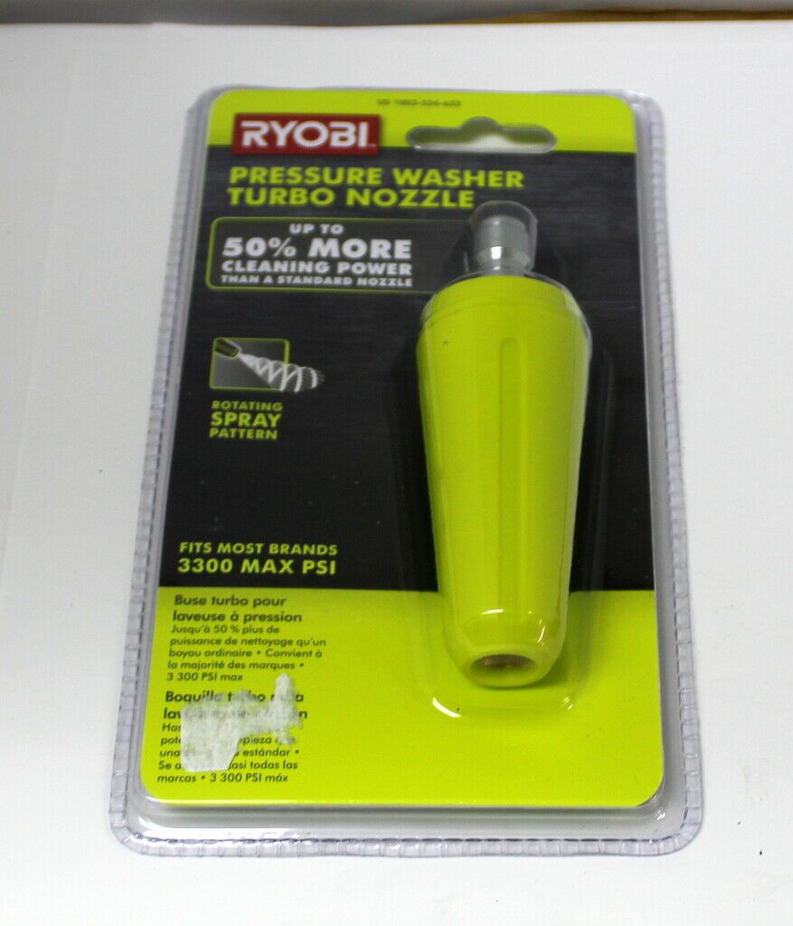 Ryobi Pressure Washer Turbo Nozzle,3300 Max PSI NEW
