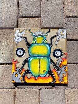 Painting: Beatle backfire