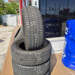 4 Used 275/60/R20 Bridgestone Dueler AT 2025 dot date
