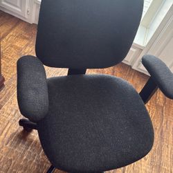 Black Rolling Office Chair