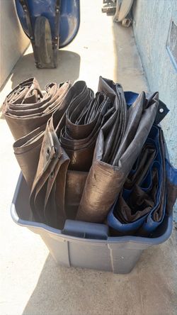 4 heavy duty tarps $40 for all 4