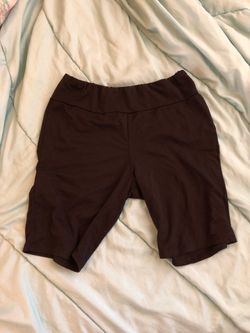 Black biker shorts