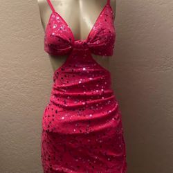 Women’s Pink Sequin Dress 