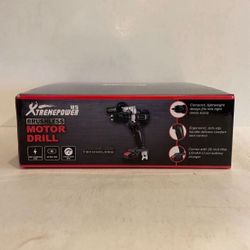 XtremepowerUS Pro-Series 20V Brushless Cordless Drill, Drill Driver 2000mAh Batteries, 500 In-lbs Torque, 12+1 Torque Setting, Fast Charger 2.0A, 0-16