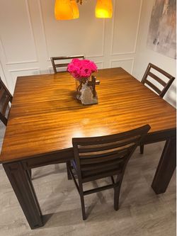 Genuine Wood Dining Table