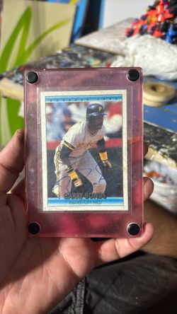 Autographed Barry Bonds Error Card