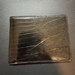 J. Hilburn Hand Crafted Lizard Skin Wallet