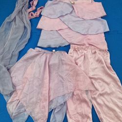 Sarah's Silks Pink/Purple Pretend Dress up Outfit in Youth Size Small