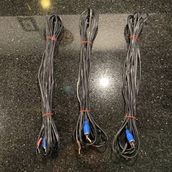 Bose Acoustimass Subwoofer 3 Cables for Bose Lifestyle Front Cube Speaker Array