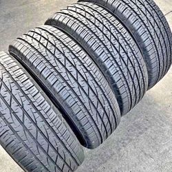 225 65 17 vendo un set de llantas usadas en excelente condición marca FIRESTONE